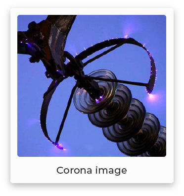 Drone inspection corona image